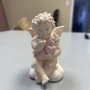 Russ Berrie 15788 Memories Of Love AB/6091 Angel Kisses Wings Cherub VINTAGE